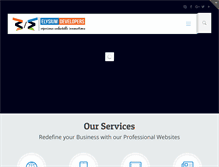 Tablet Screenshot of elysiumdevelopers.com